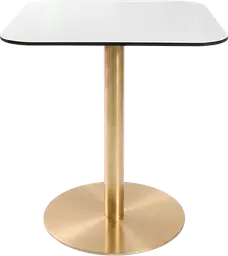 Sydney - Table bistro - 31.5'' L x 31.5'' l x 30" H - Or & Blanc