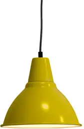 Aloes pendant lamp - 10" Dia x 10" H - Yellow