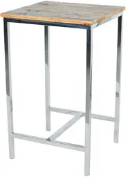 Tonic - Cocktail table - Stainless & Barn wood