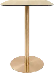 Sydney - Table bistro - 31.5'' L x 31.5'' l x 40" H - Or & Bois clair