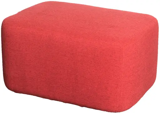 Malibu - Pouf rectangle - Rouge