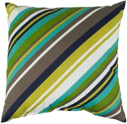 Striped cushion - Green