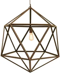 Era pendant lamp - 28" Dia x 28" H - Rust