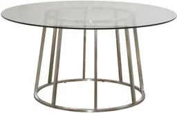 Olympe table banquet rond - 60'' D x 30'' H - Verre