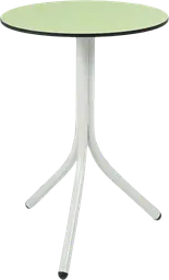 Bloom - Table cocktail round - 24'' Dia x 30" H - White & Melon green