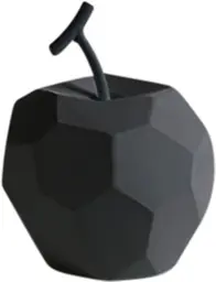 Geometric apple - Black