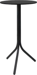 Bloom - Table cocktail round - 24'' Dia x 40" H - Black