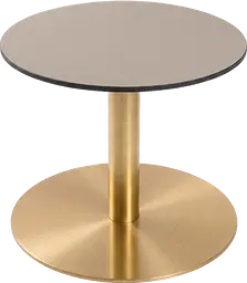 Sydney - Table à café rond - 24'' D x 16" H - Or & Sable