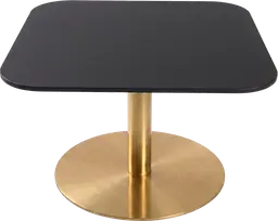 Sydney - Table à café - 31.5'' L x 31.5'' l x 16" H - Or & Noir