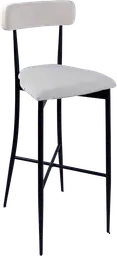 Margot - Stool - Black & Ivory