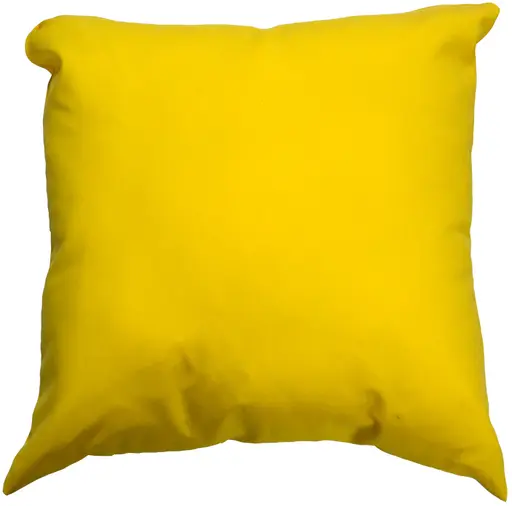 Plain cushion - Yellow
