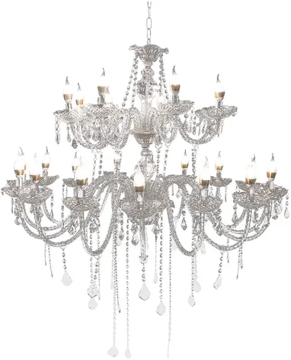 Clara chandelier - 48" Dia x 40" H - Clear