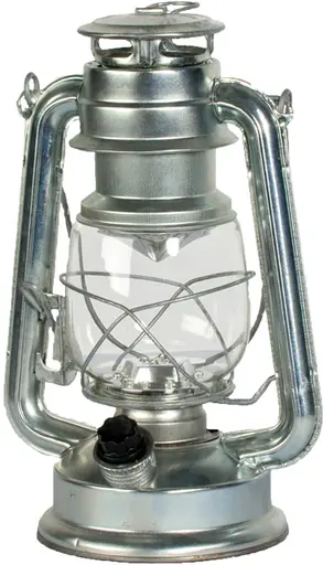 Camping lanterne - 6.5" D x 10.5" H - Chrome
