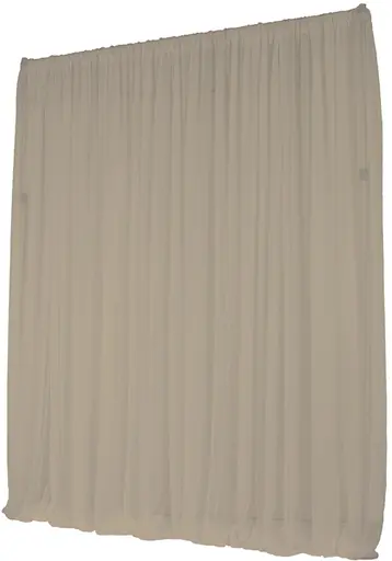 Voile curtain (WITH STRUCTURES) - 8-12' L x 8-14' H - IFR - Sand