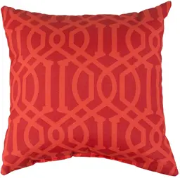 Romanesk cushion - Red and orange