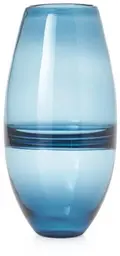 Saturne - Vase - 14'' H - Bleu