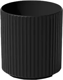 Ulysse - Cover pot - 10.5'' Dia x 11.5'' H - Black