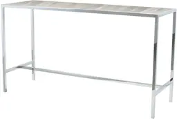 Tonic - Table commune - Fermé - Stainless & Bois blanc