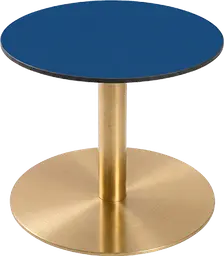 Sydney - Table à café rond - 24'' D x 16" H - Or & Bleu