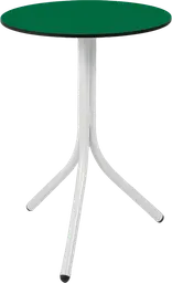 Bloom - Table cocktail rond - 24'' D x 30" H - Blanc & Vert