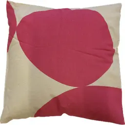 Cushion large dot design - Pink