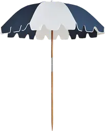 Gelato parasol - 5.6' D x 6.8' H - Bleu