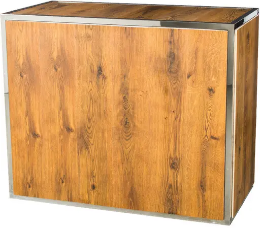 Manhattan bar / Service counter 4' - Brown wood