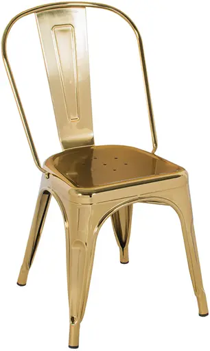 Loft chair - Metallic gold
