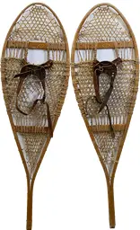 Pair of vintage Snowshoes - Brown