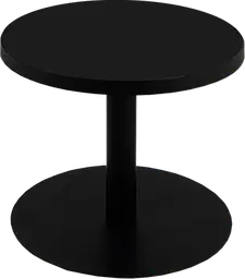 Sydney - Table à café rond (AVEC CADRE) - 24'' D x 16" H - Noir