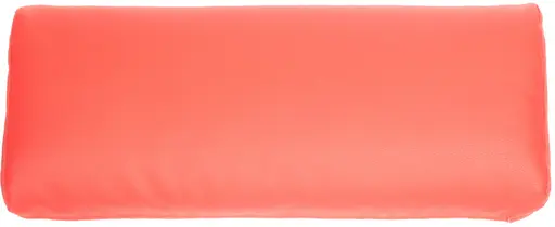 Leather cylindrical cushion - Red