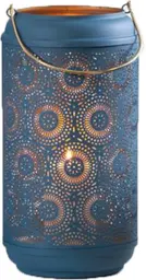 Lagoon lanterne - 8’’ D x 15’’ H - Bleu