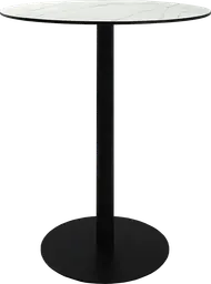 Sydney - Bistro table round - 36'' Dia x 40" H - Black & White marble