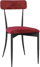 Margot - Chaise - Noir & Rouge