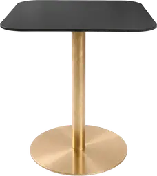 Sydney - Table bistro - 31.5'' L x 31.5'' l x 30" H - Or & Noir