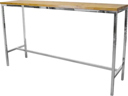 Tonic - Console table - Stainless & Natural wood