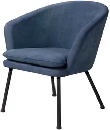 Spencer armchair - Steel blue