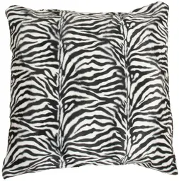 Coussin velours - Zèbre