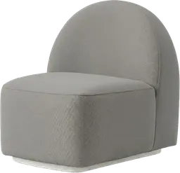 Luna - Sofa trapèze - Gris chiné