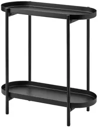 Davis - Table d'appoint longue - Noir