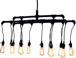 Carbone chandelier - Noir
