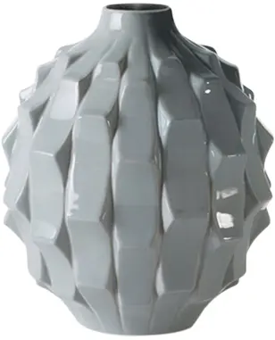 Pino - Vase - 9’’ D x 10’’ H - Gris