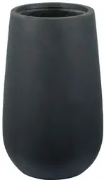 Palme - Pot - 14'' D x 22'' H - Gris Foncé