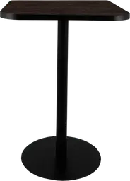 Sydney - Table bistro (AVEC CADRE) - 31.5'' L x 31.5'' l x 40" H - Noir & Bois foncé