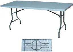 Folding table - 72'' L x 30" l - Plastic