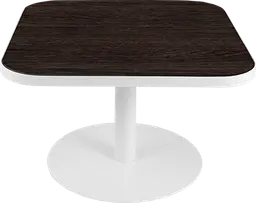 Sydney - Table à café (AVEC CADRE) - 31.5'' L x 31.5'' l x 16" H - Blanc & Bois foncé