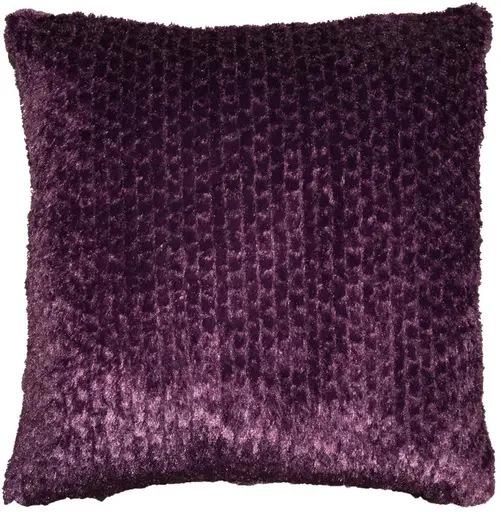 Fur cushion - Purple