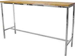 Tonic - Console table - Stainless & Natural wood