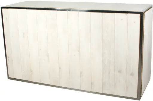 Manhattan bar / Service counter 6' - White wood