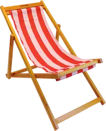 Costa - Chaise transat - Bois & Rouge
